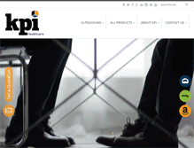 Tablet Screenshot of kpiultrasound.com